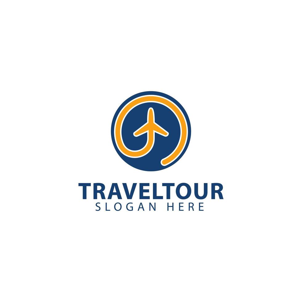 Travel tour logo template, design vector illustration.