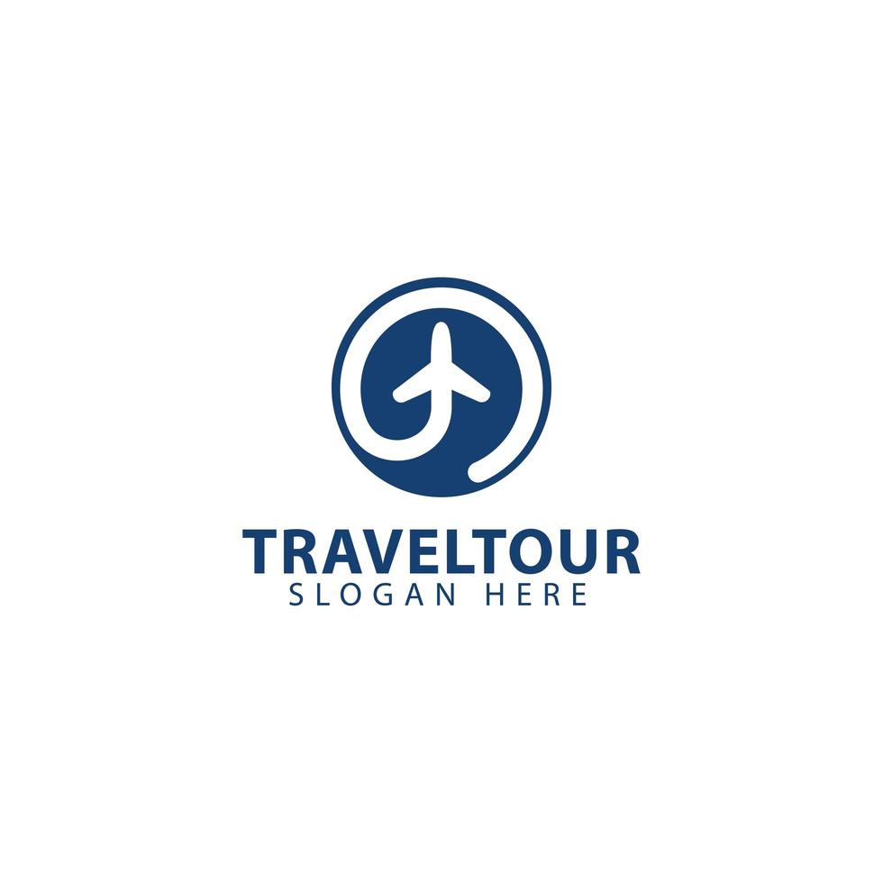 Travel tour logo template, design vector illustration.