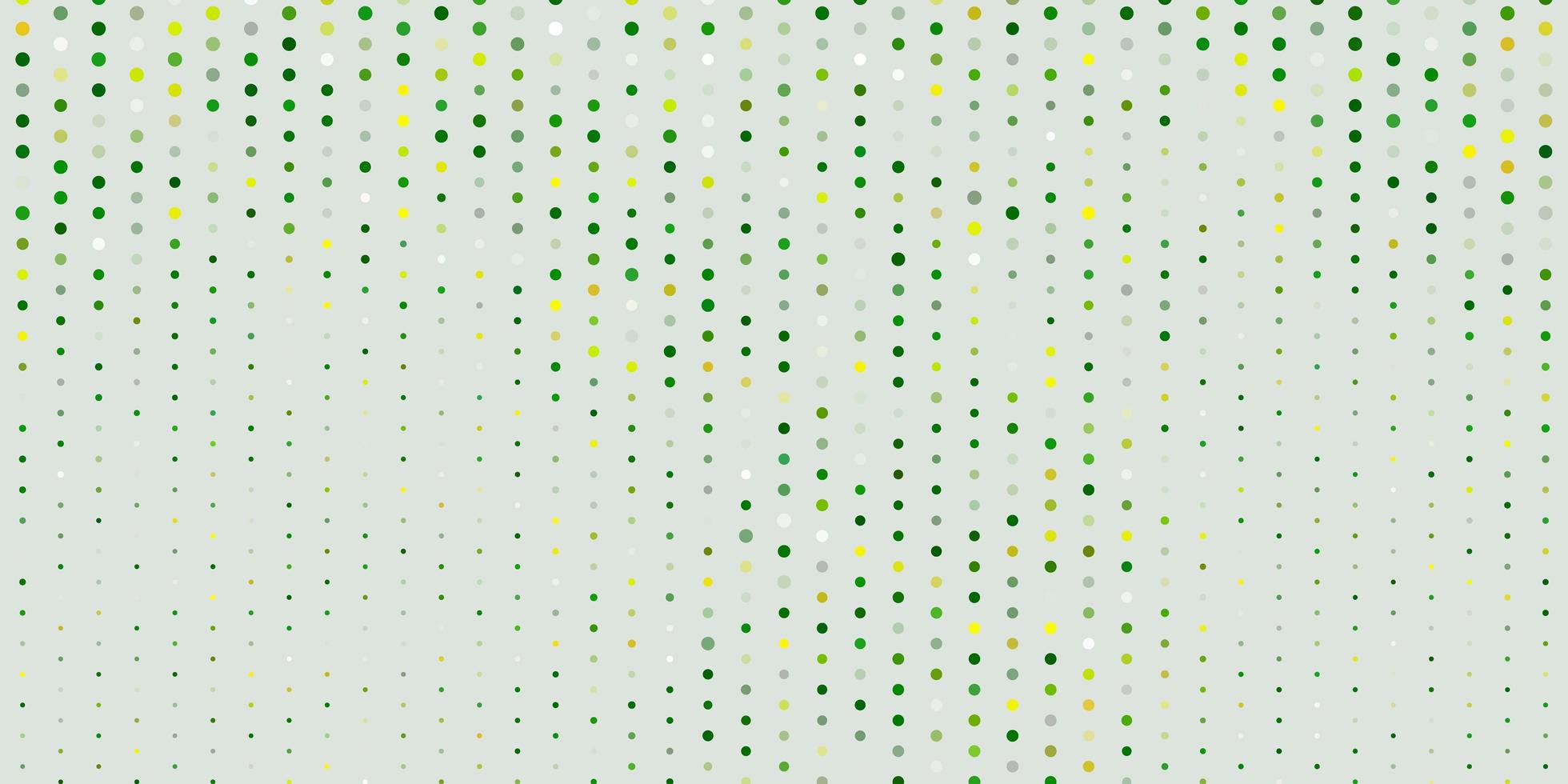 Light green, red vector pattern with spheres.