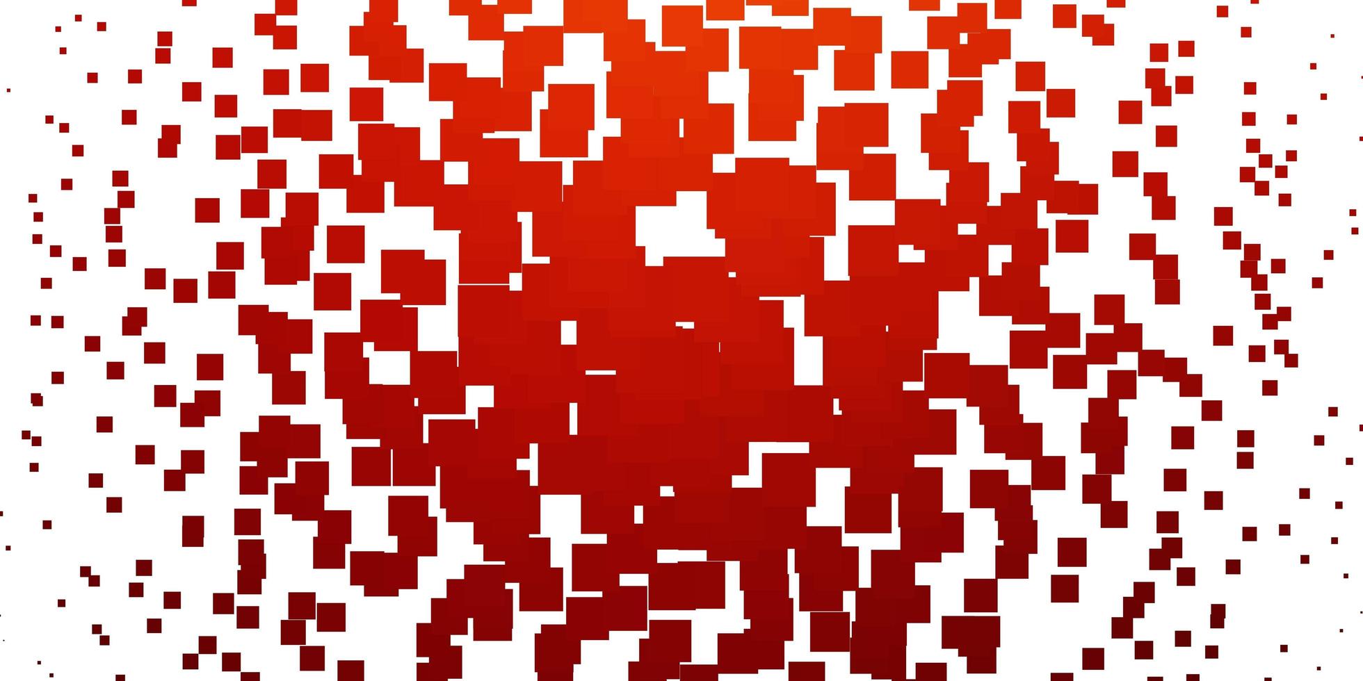 Light Red, Yellow vector background with rectangles.
