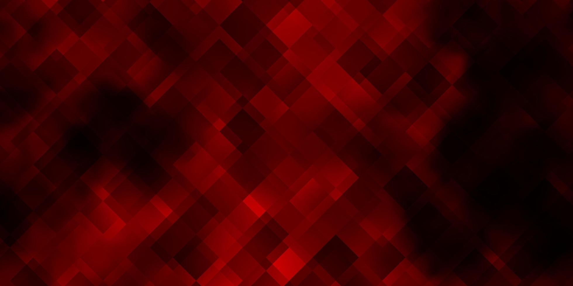Dark Red vector template with rectangles.