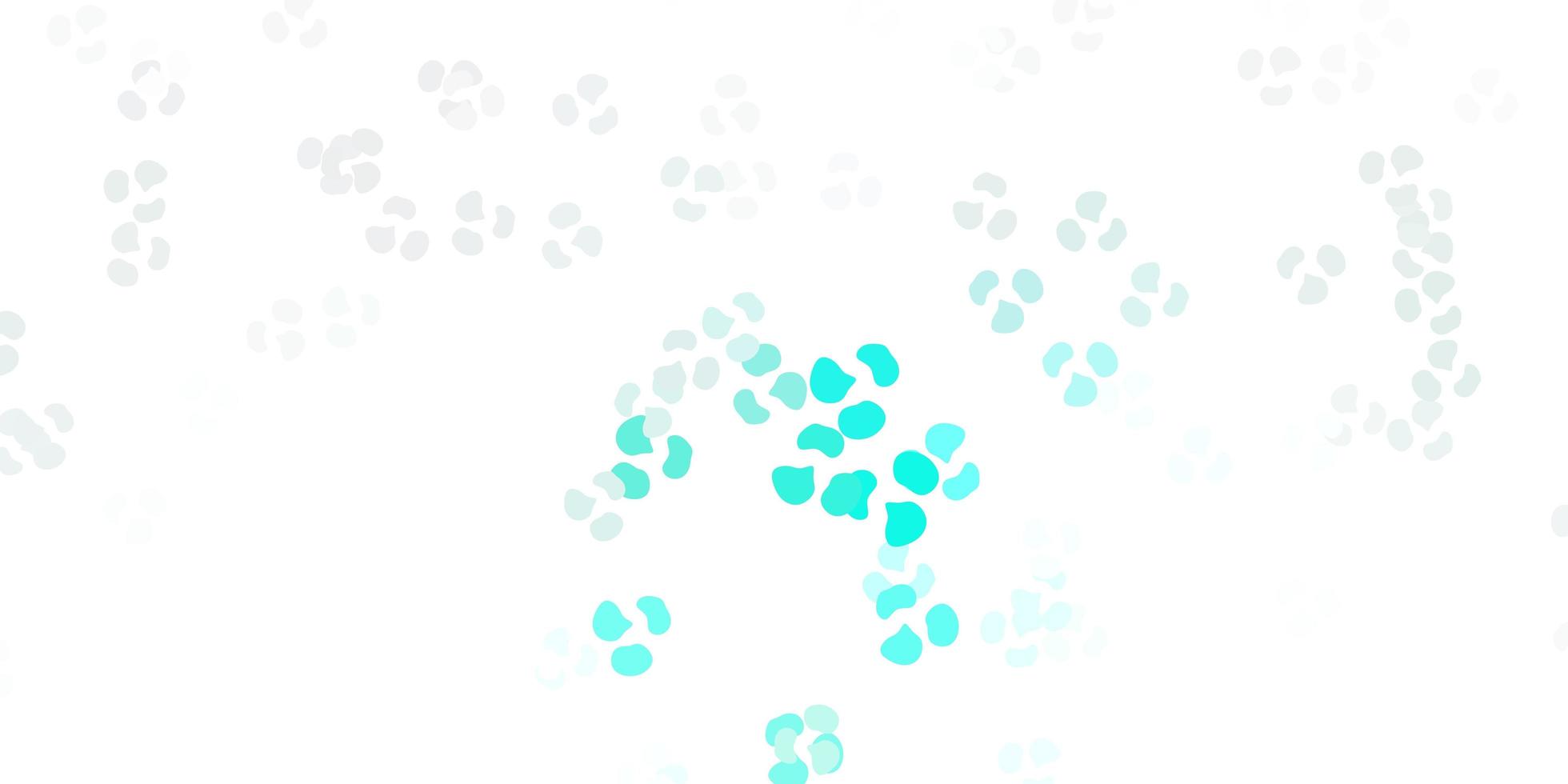 Light green vector template with abstract forms.