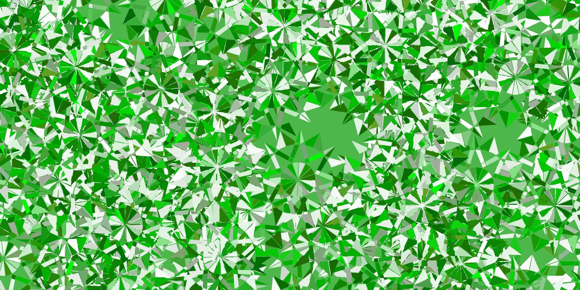 Light green vector template with ice snowflakes.