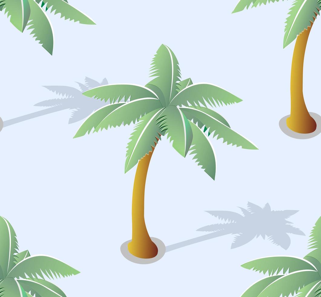 The seamless pattern is the background of the isometric vector