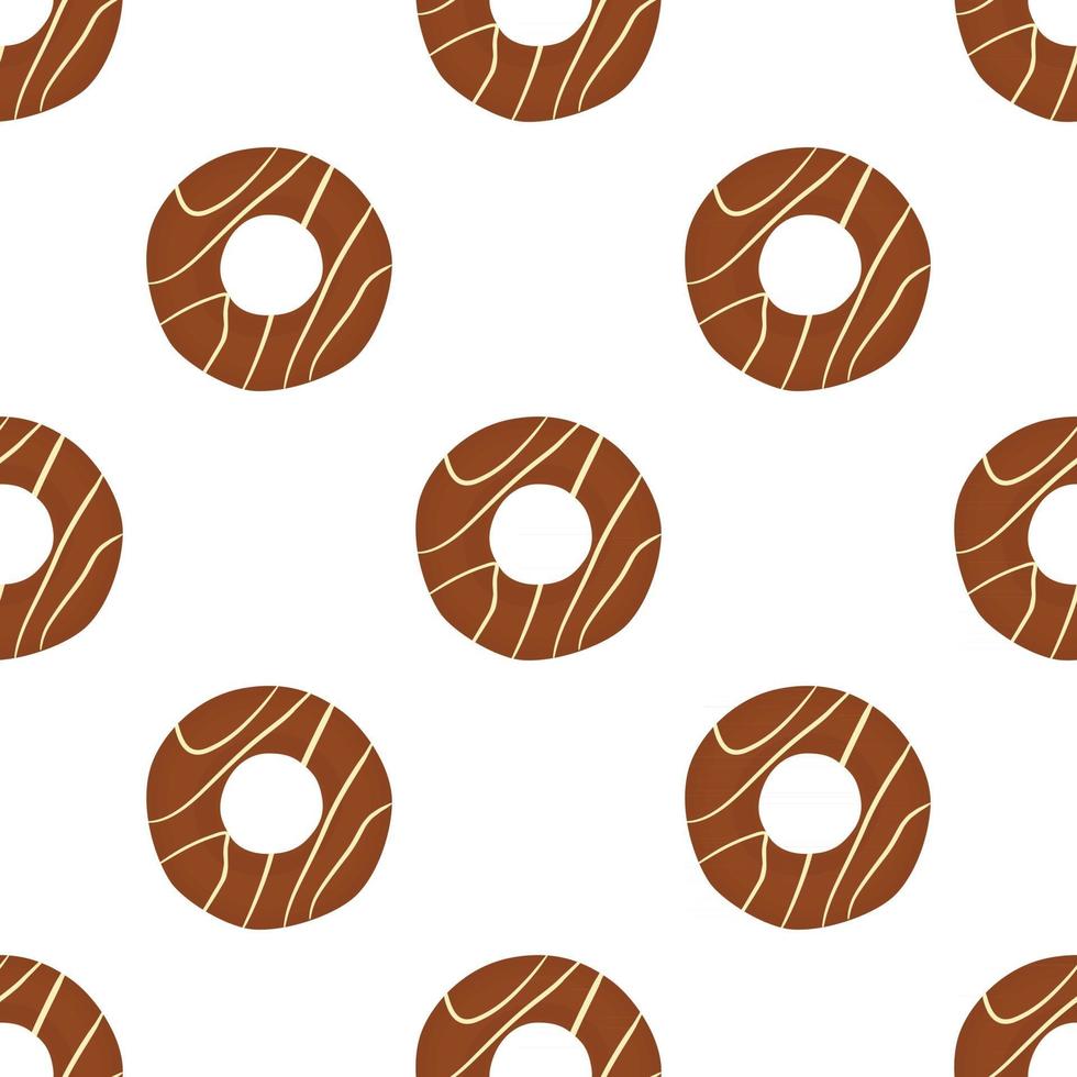 big set identical biscuit, kit colorful pastry cookie vector