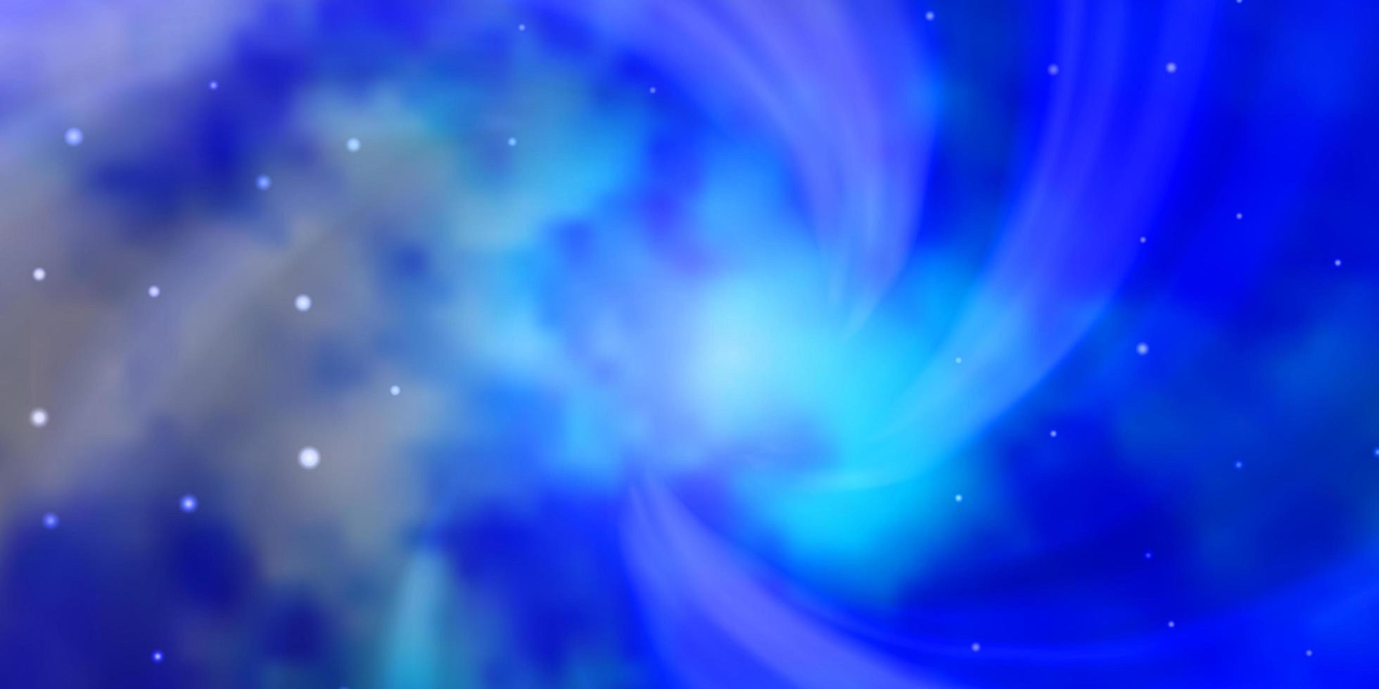 Light Pink, Blue vector texture with beautiful stars.
