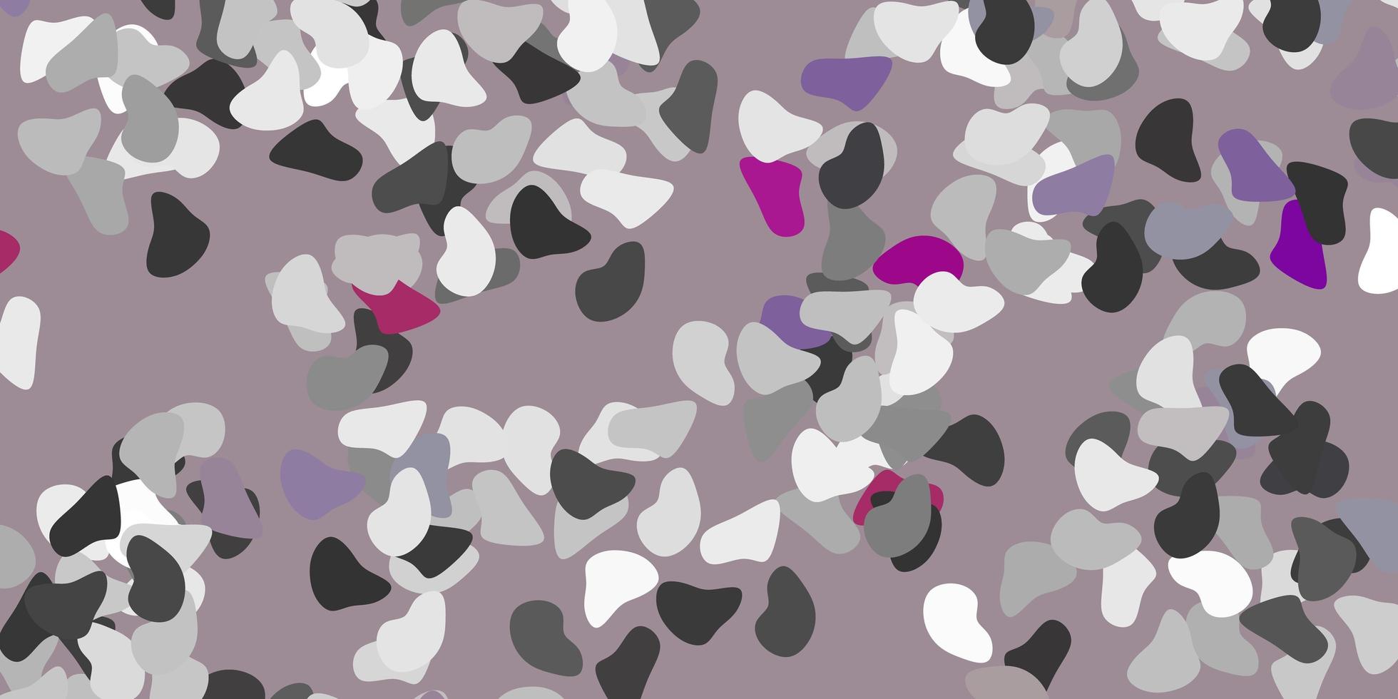 Light gray vector texture with memphis shapes.