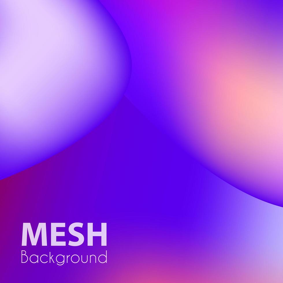 Trendy liquid backgrounds purple gradient mesh banner ultra vector