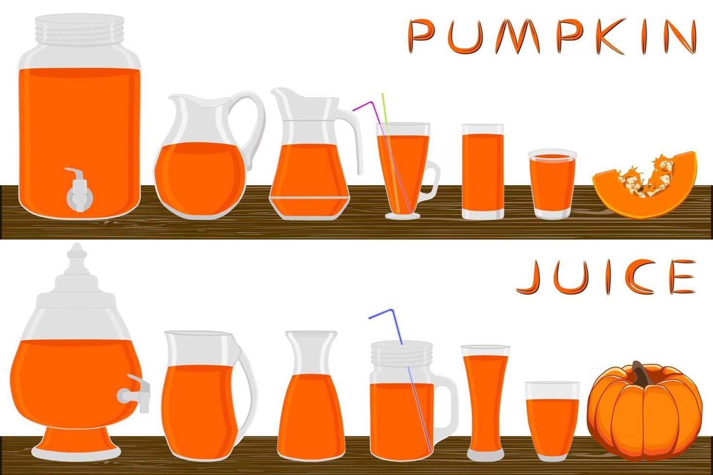 Illustration on theme big kit different types glassware vector