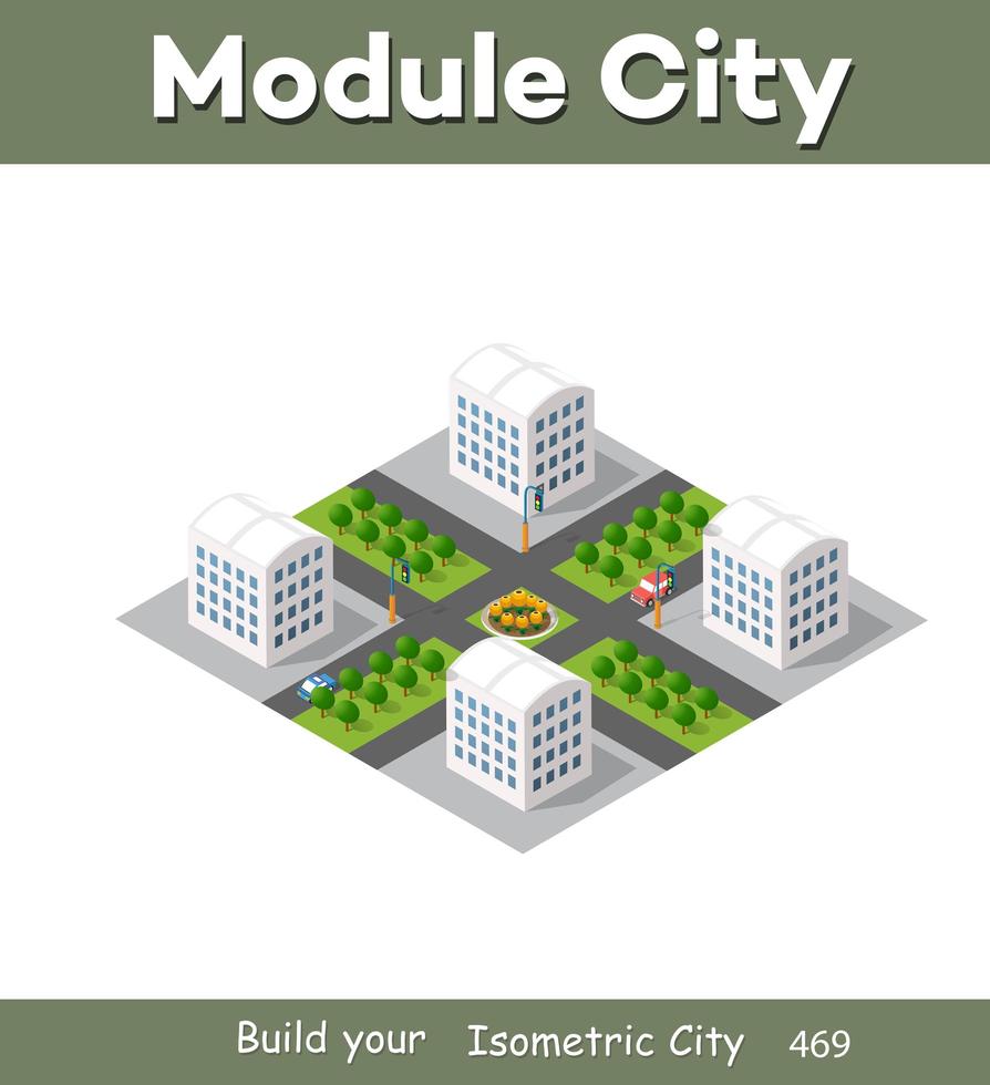Modern illustration for design game  background Isometric vector