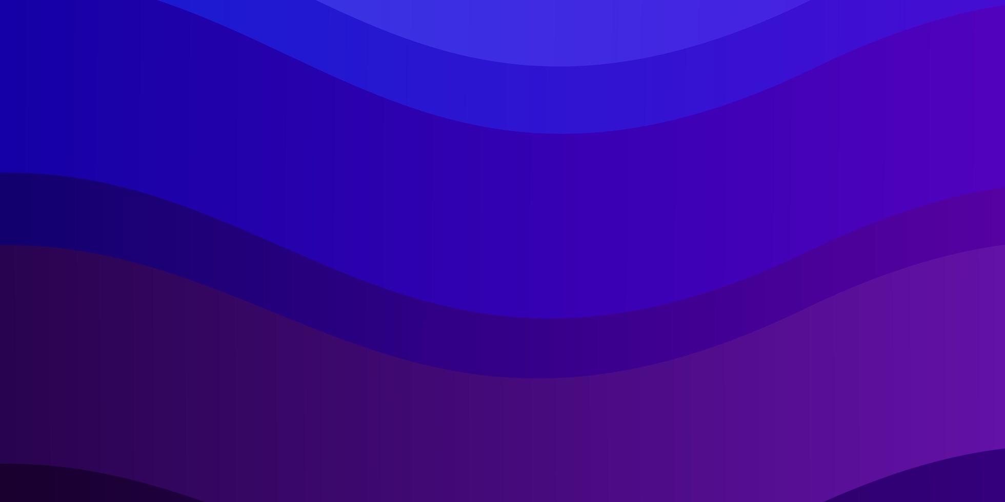 Dark Pink, Blue vector pattern with curves.