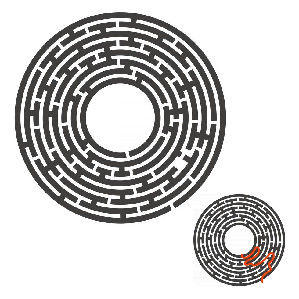 Maze for kids. Puzzle for children. Labyrinth conundrum. vector