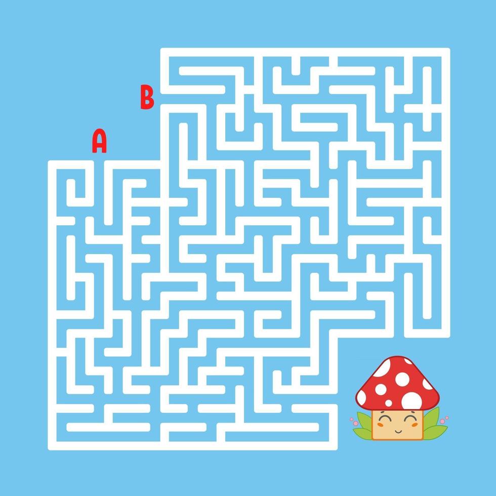 Maze for kids. Puzzle for children. Labyrinth conundrum. vector