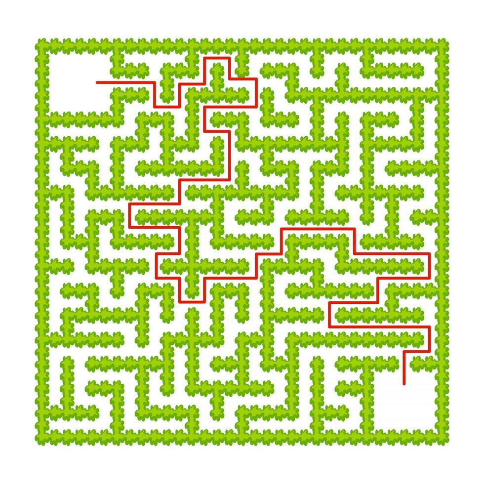 Maze for kids. Puzzle for children. Labyrinth conundrum. vector