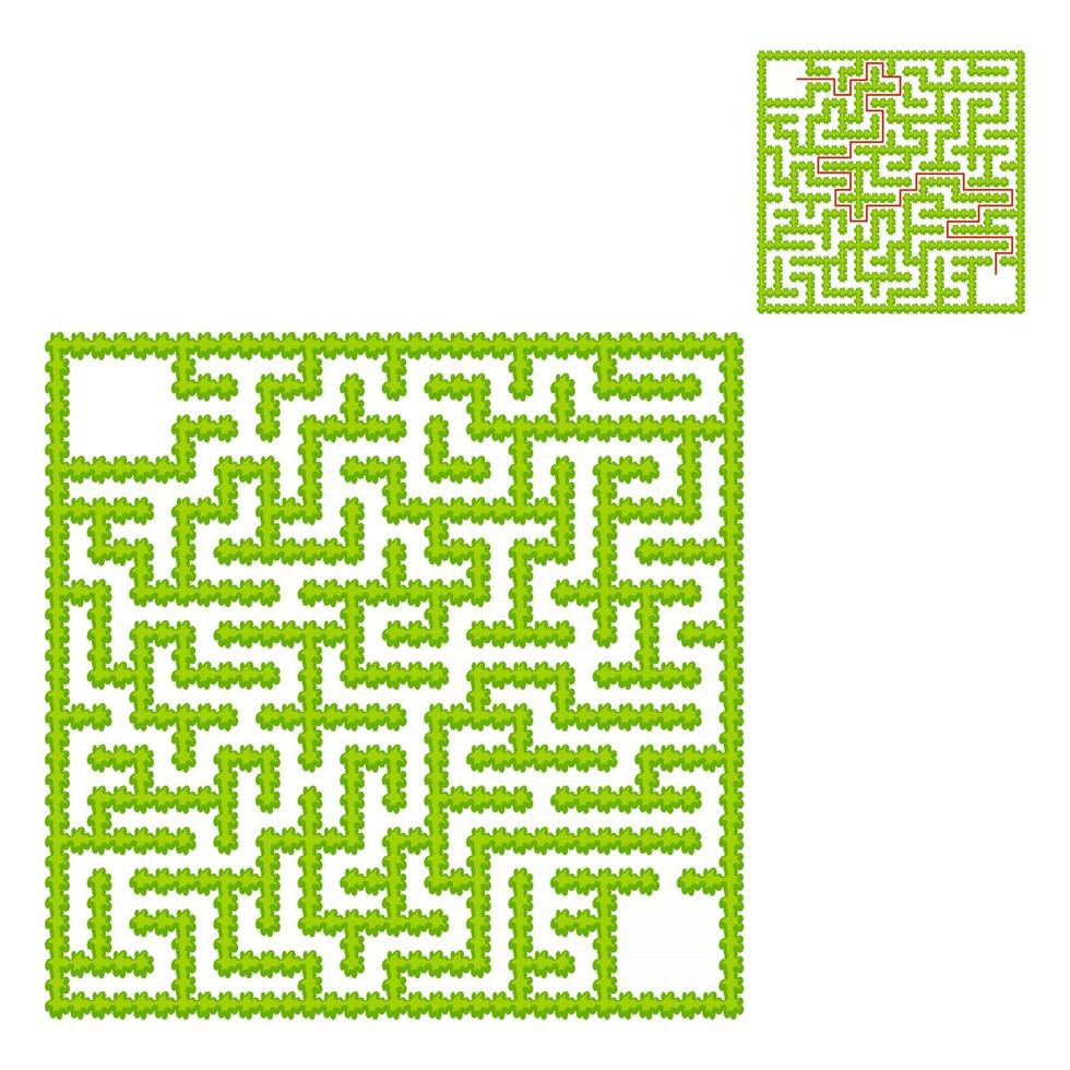 Maze for kids. Puzzle for children. Labyrinth conundrum. vector