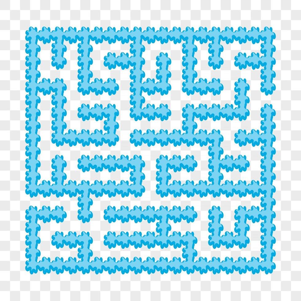 Maze for kids. Puzzle for children.  Labyrinth conundrum. vector