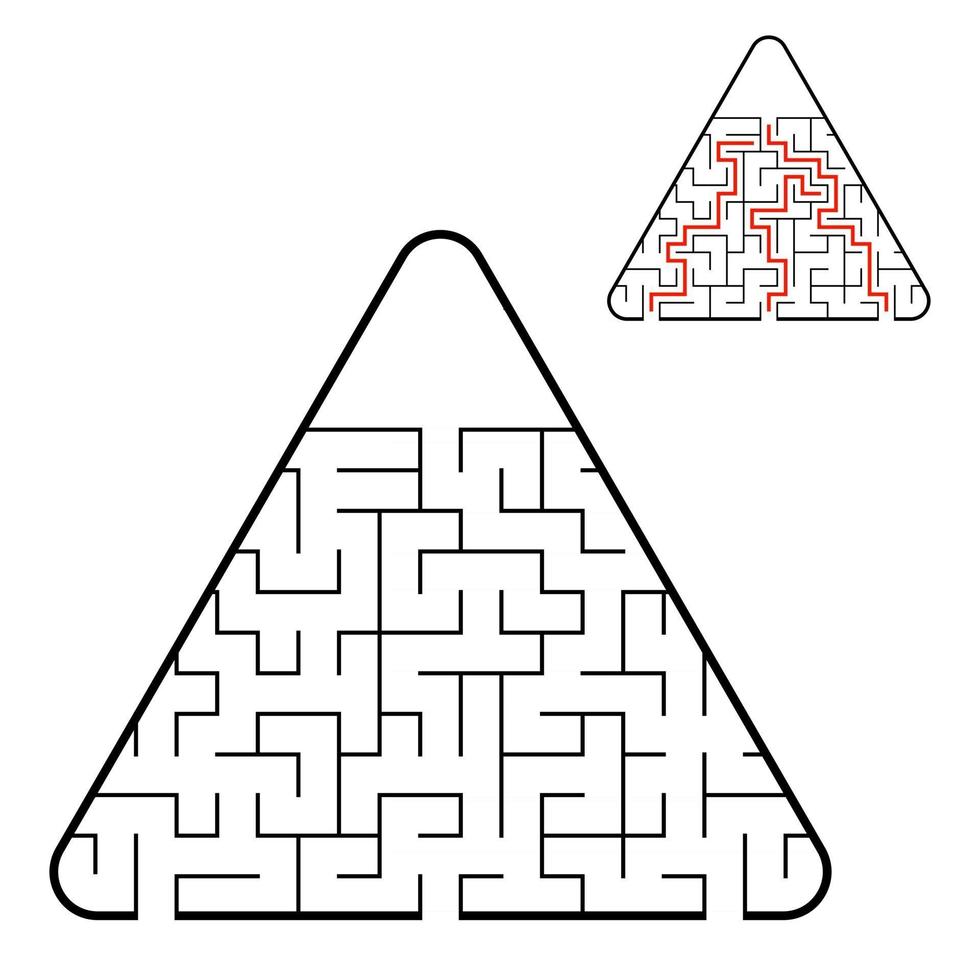 Maze for kids. Puzzle for children.  Labyrinth conundrum. vector