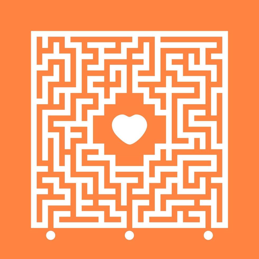 Maze for kids. Puzzle for children.  Labyrinth conundrum. vector