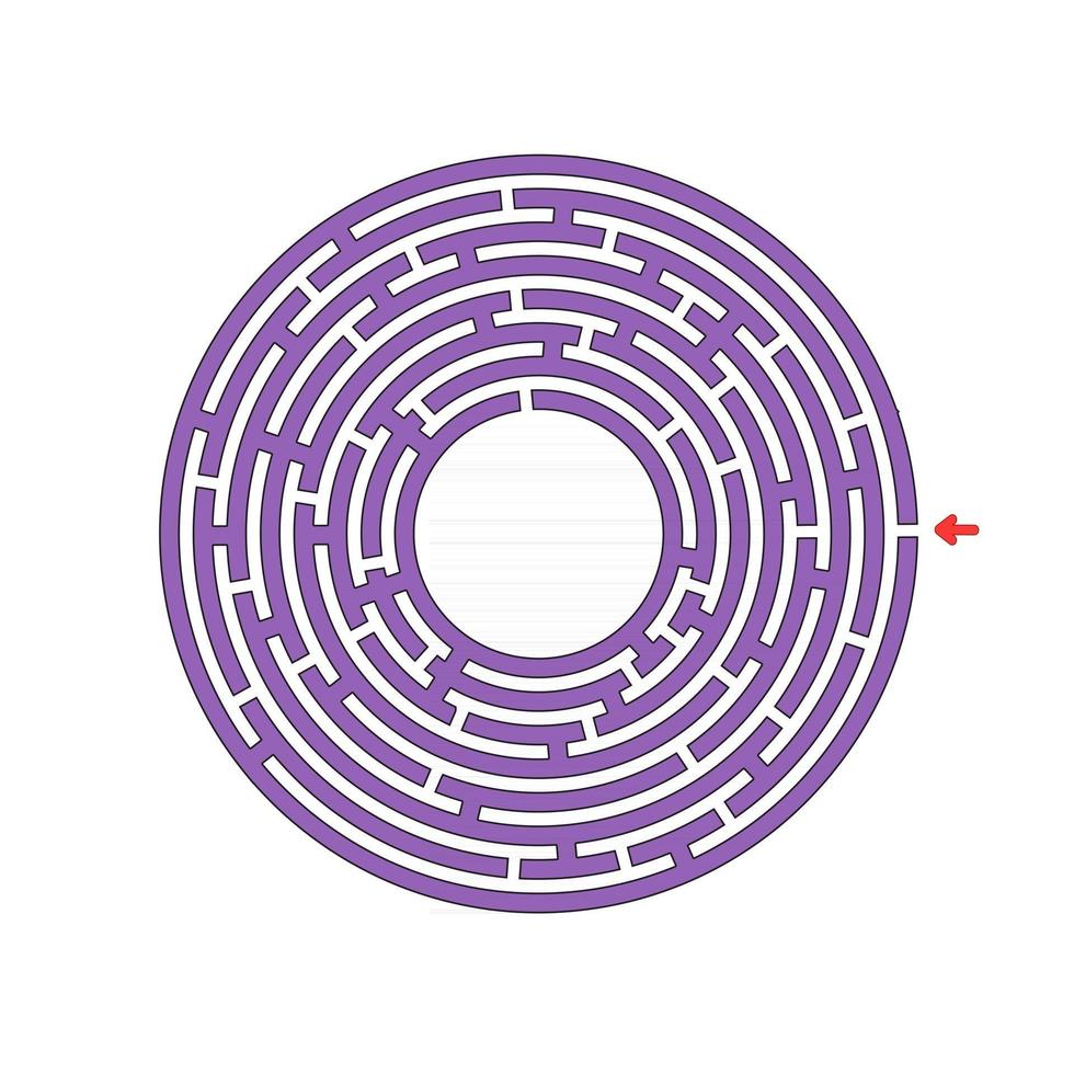 Maze for kids. Puzzle for children.  Labyrinth conundrum. vector