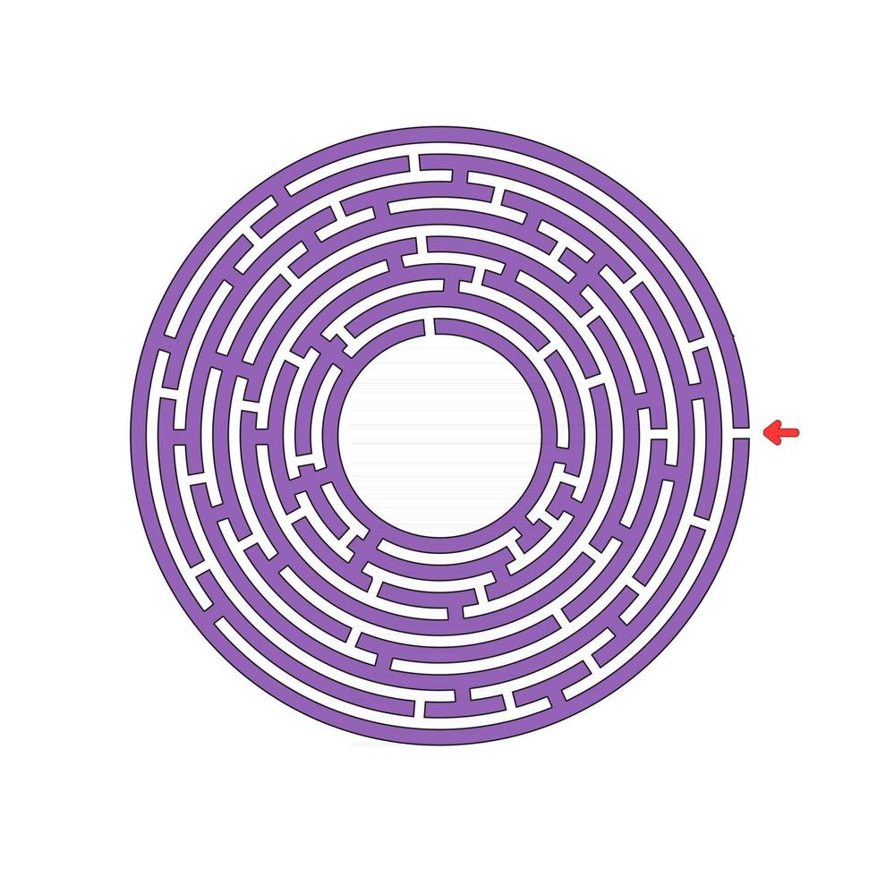 Maze for kids. Puzzle for children.  Labyrinth conundrum. vector