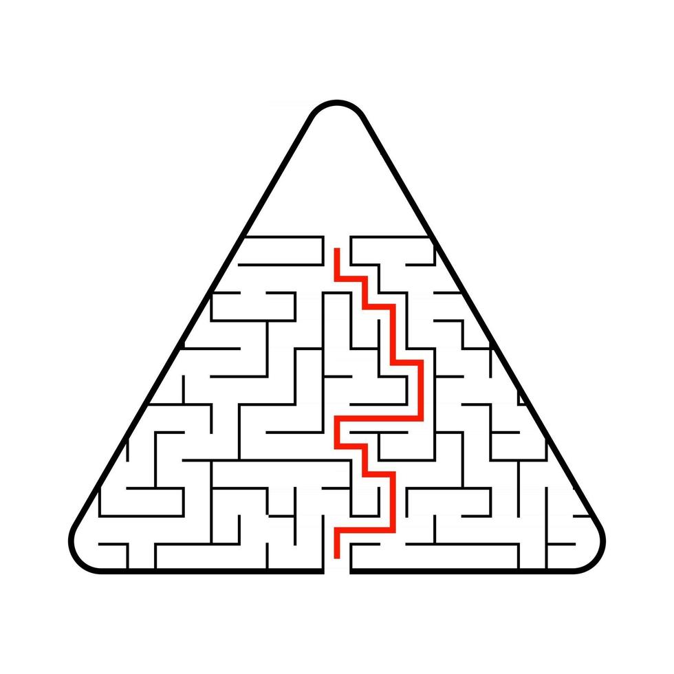 Maze for kids. Puzzle for children.  Labyrinth conundrum. vector