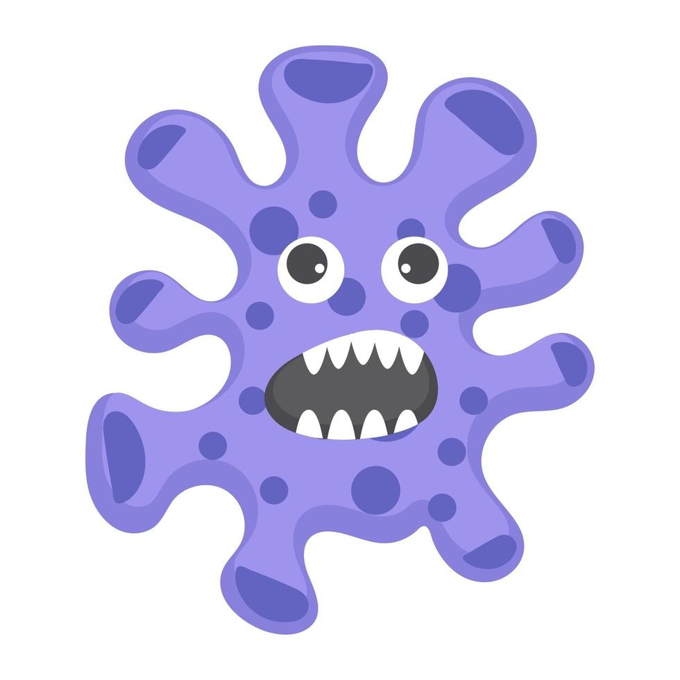 Microbe  Facial Expression vector