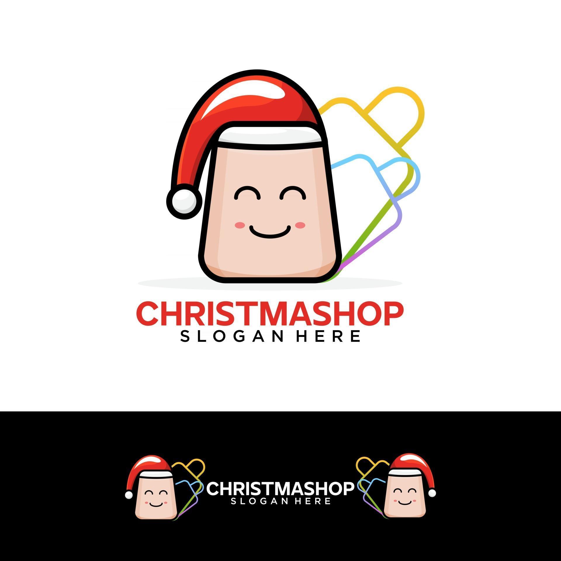 Christmas shop icon design vector free 2955187 Vector Art at Vecteezy