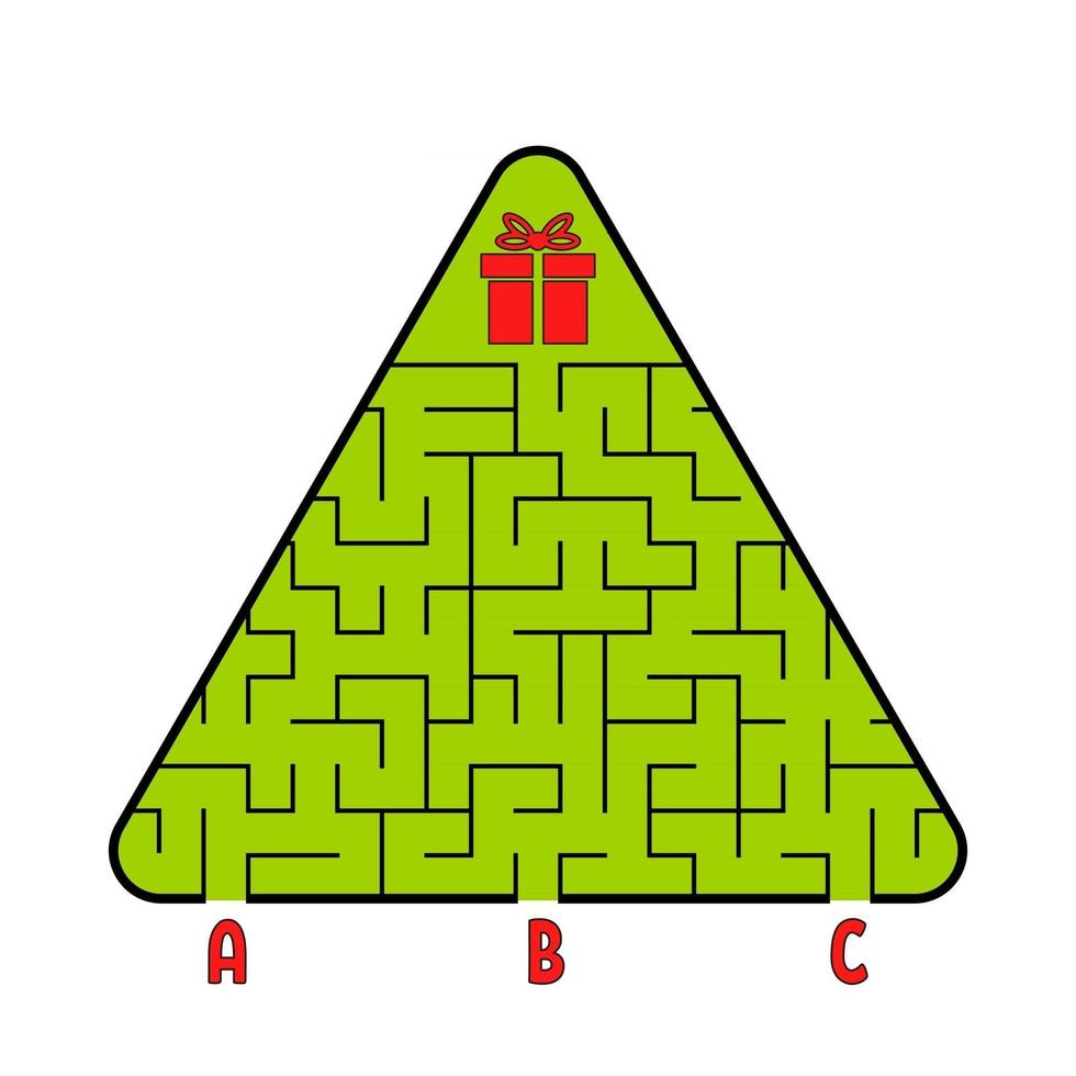 Maze for kids. Puzzle for children.  Labyrinth conundrum. vector