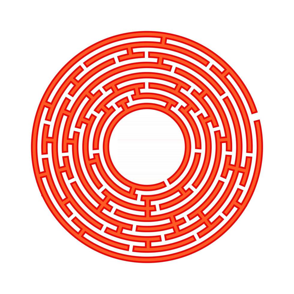 Maze for kids. Puzzle for children.  Labyrinth conundrum. vector