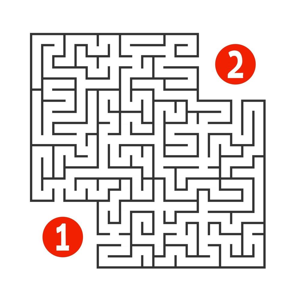 Maze for kids. Puzzle for children.  Labyrinth conundrum. vector