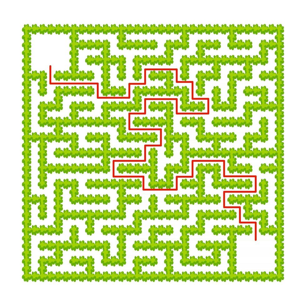 Maze for kids. Puzzle for children.  Labyrinth conundrum. vector