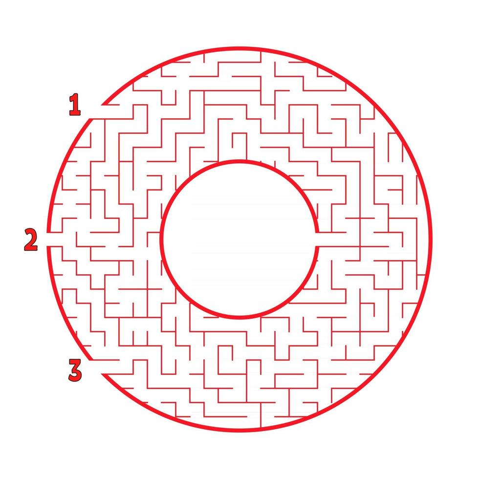Maze for kids. Puzzle for children.  Labyrinth conundrum. vector