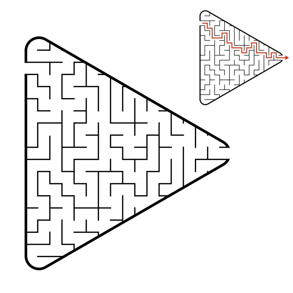 Maze for kids. Puzzle for children.  Labyrinth conundrum. vector