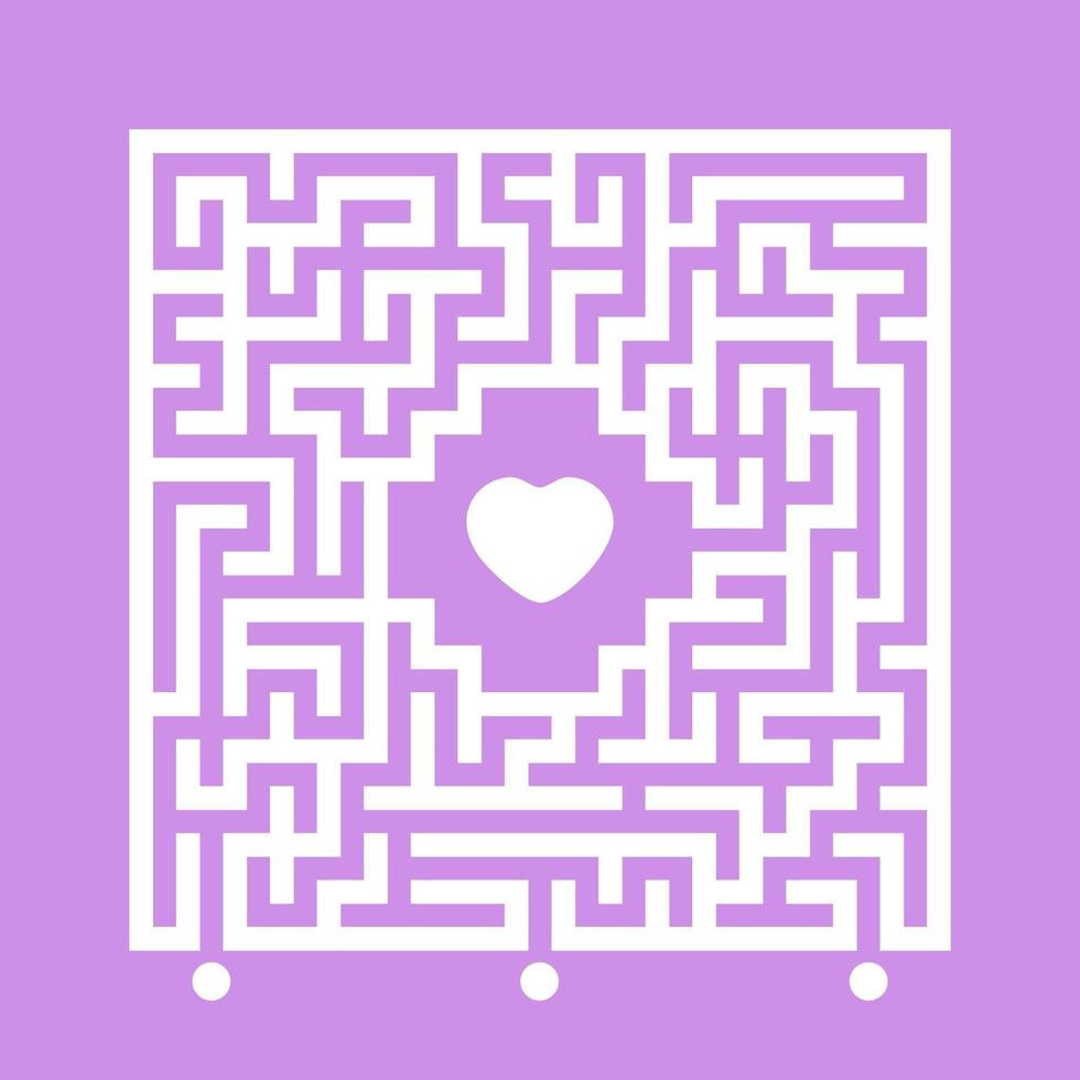 Maze for kids. Puzzle for children.  Labyrinth conundrum. vector