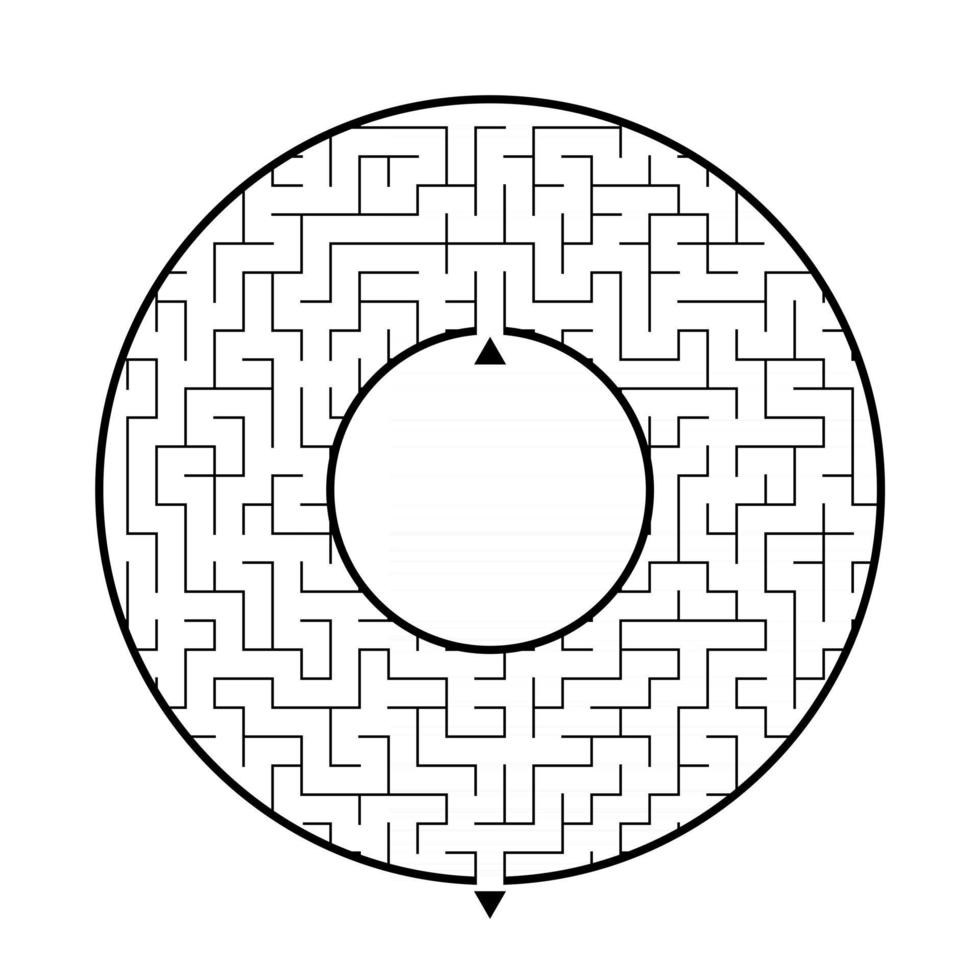 laberinto para niños. rompecabezas para niños. enigma del laberinto. vector