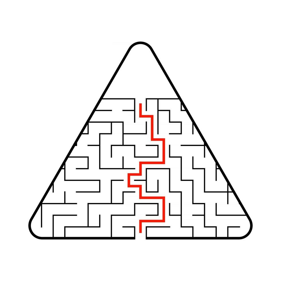 Maze for kids. Puzzle for children.  Labyrinth conundrum. vector