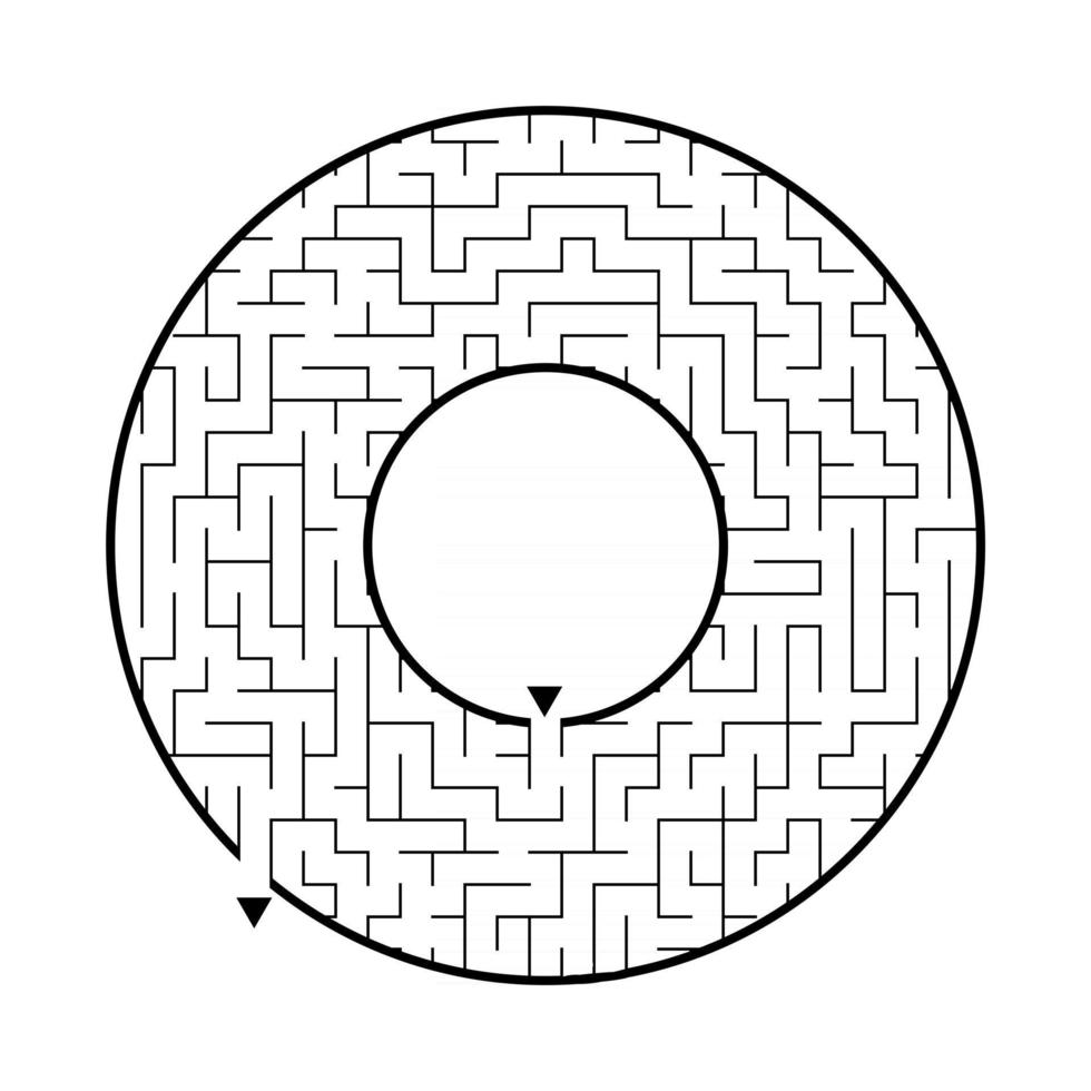 Maze for kids. Puzzle for children.  Labyrinth conundrum. vector