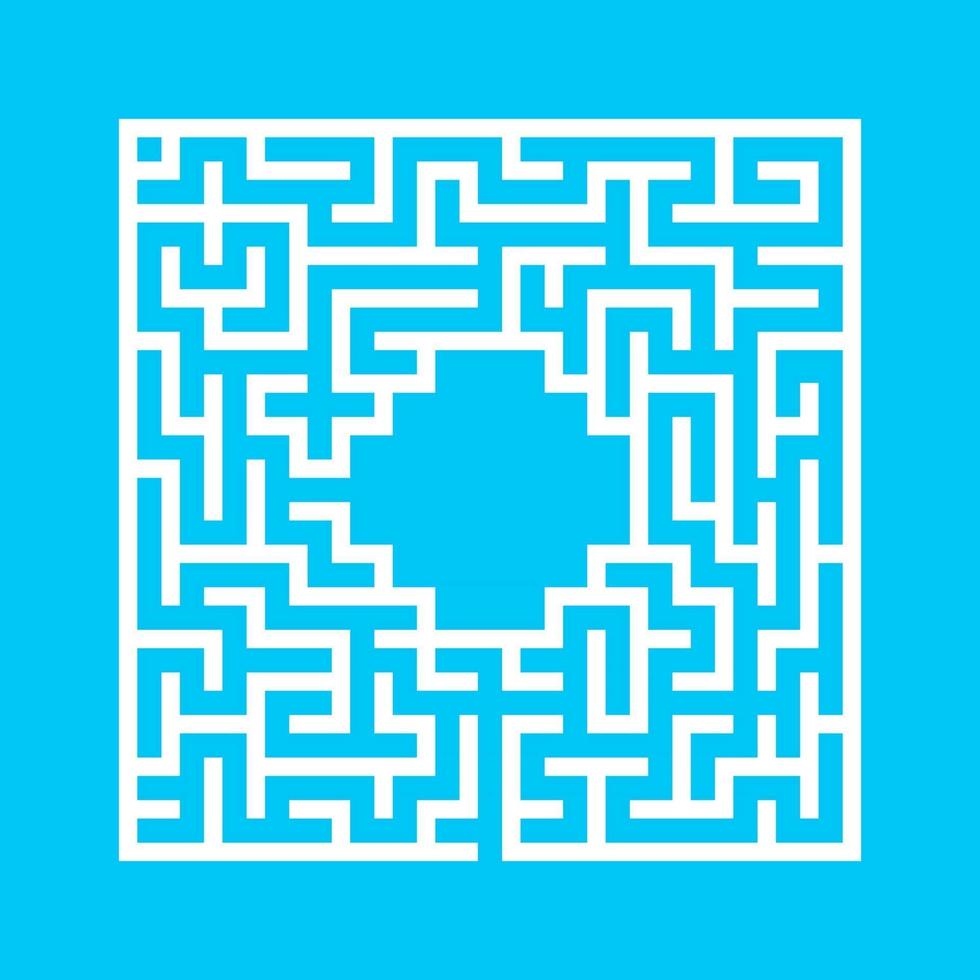 Maze for kids. Puzzle for children.  Labyrinth conundrum. vector