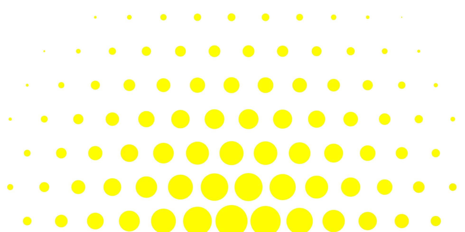 Light Yellow vector template with circles