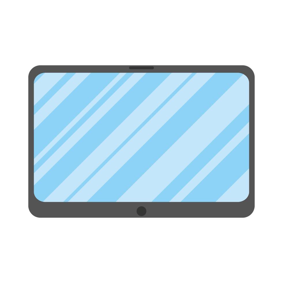 tablet electronic device tech icon vector