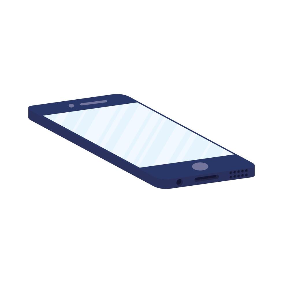 smartphone device technology isolated icon vector