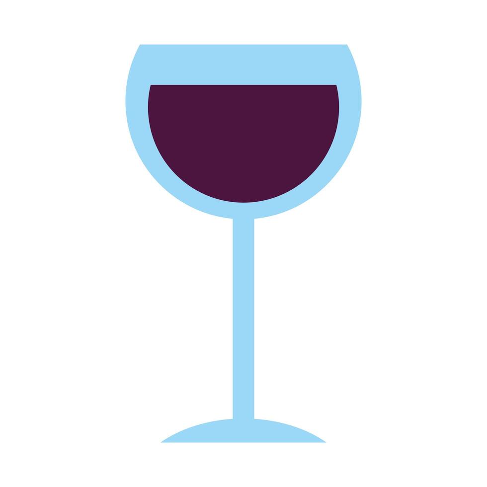 Isolated wine cup vector design