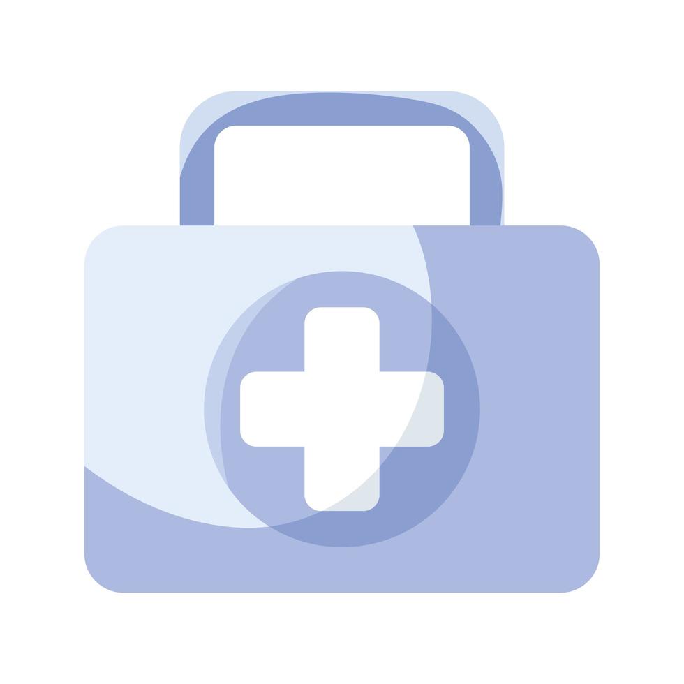 Isolated medical kit vector design