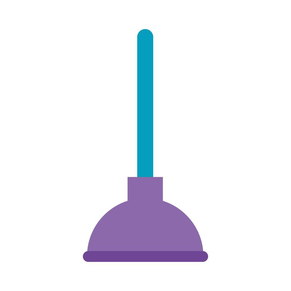 Isolated toilet plunger icon vector design