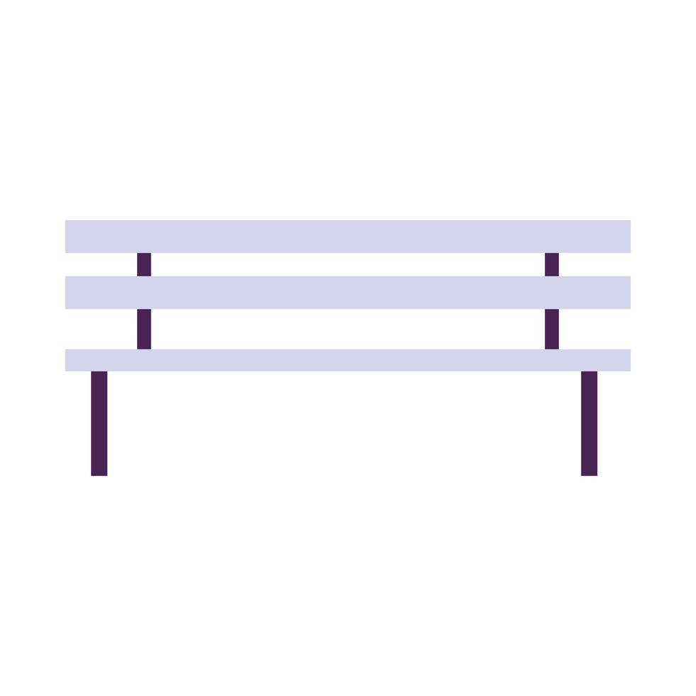 Park bench icon vector design
