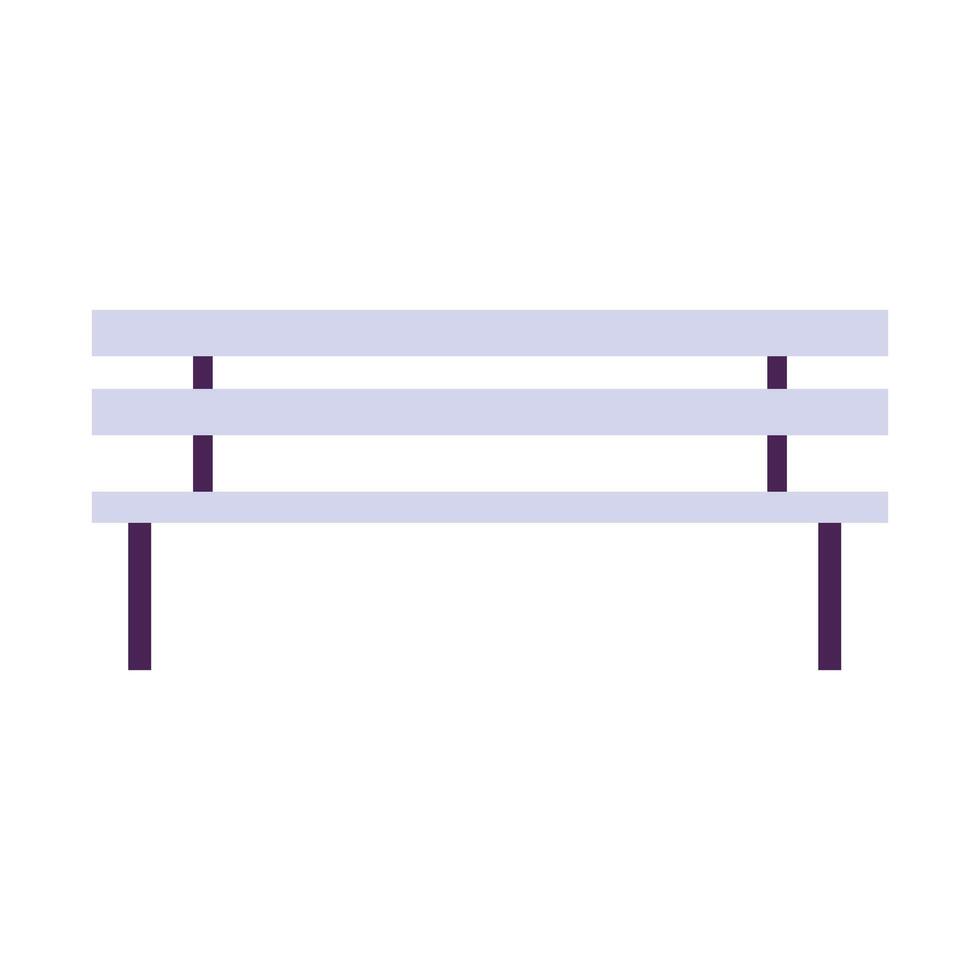 Park bench icon vector design