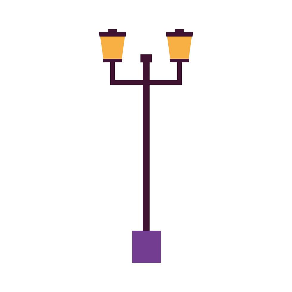 Park lamp icon vector design