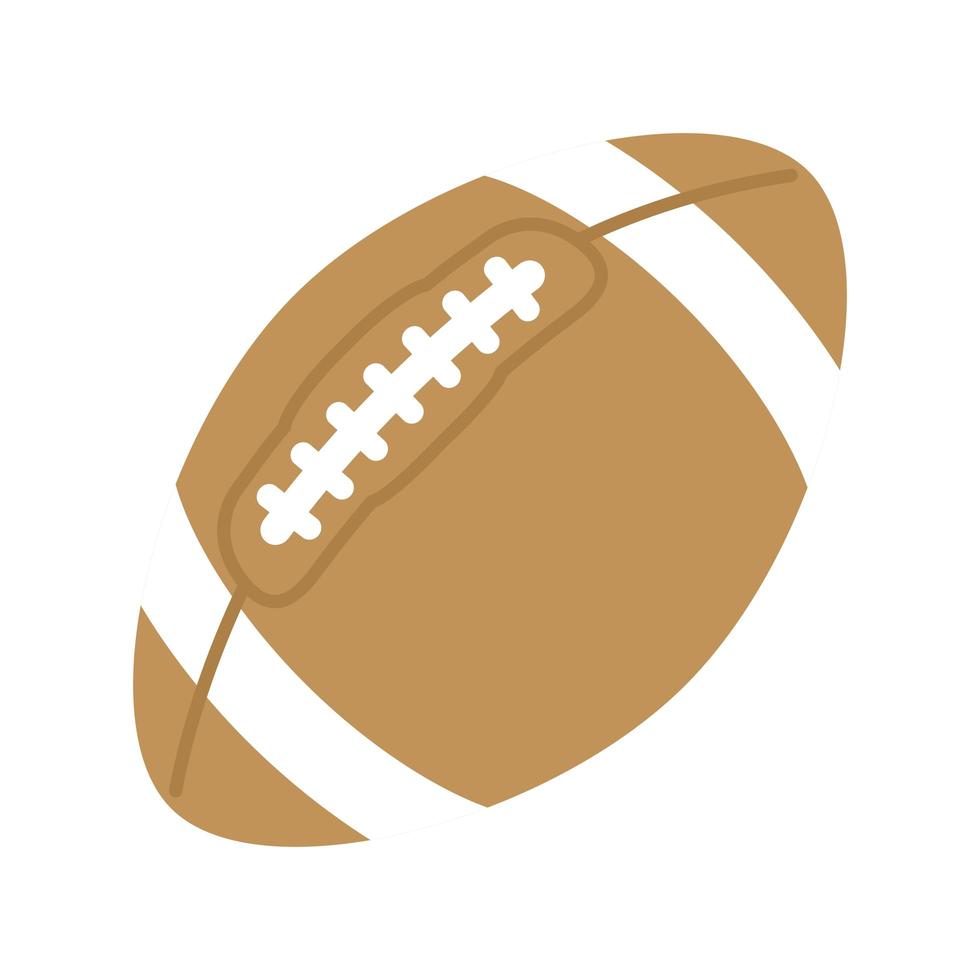 American football ball vector design