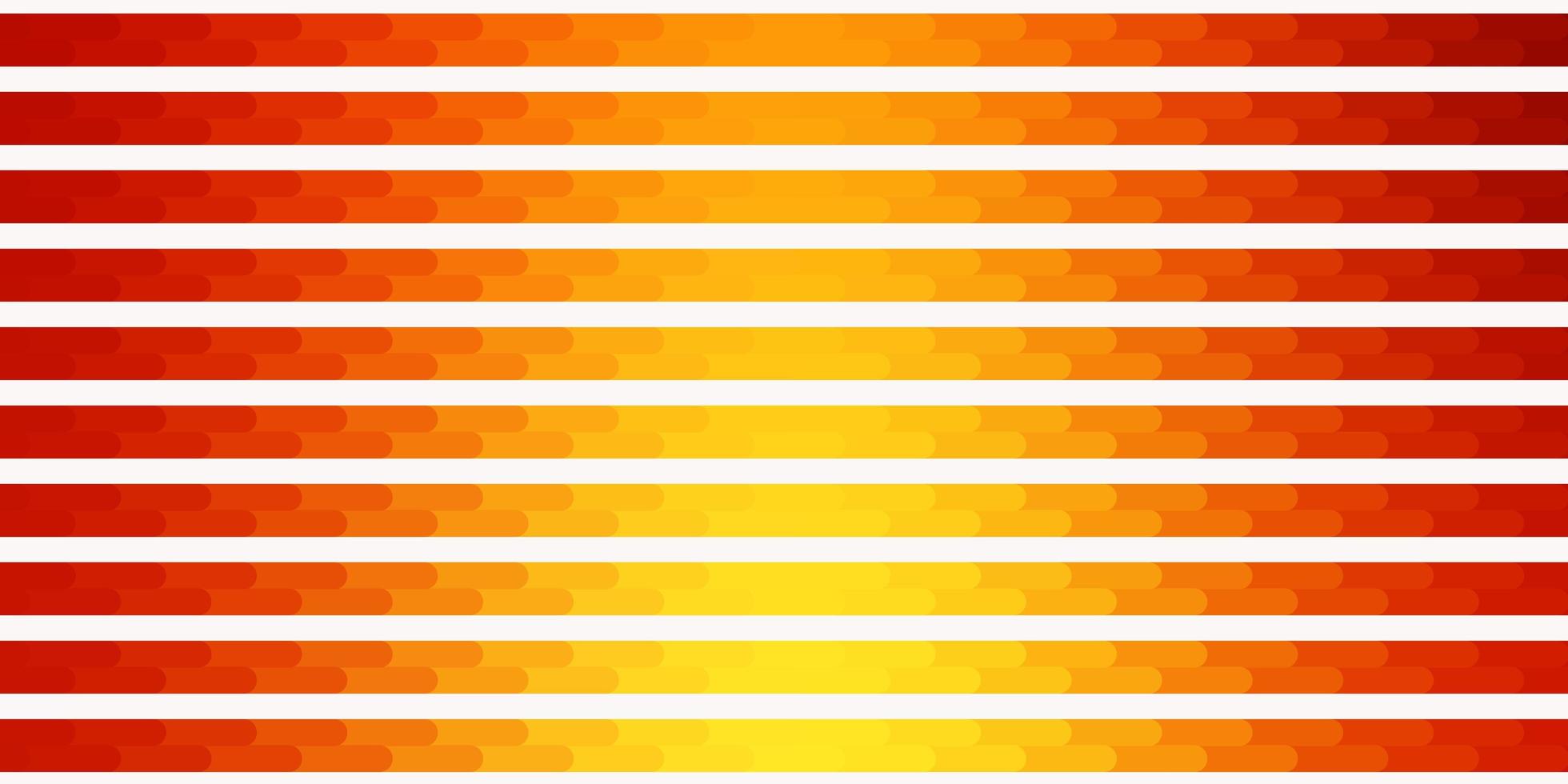 textura de vector naranja claro con líneas.