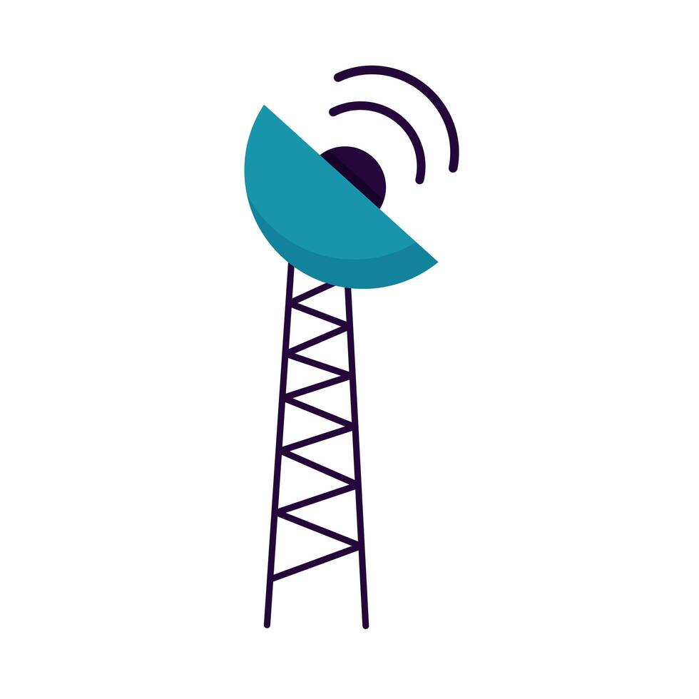 Isolated antenna icon vector design